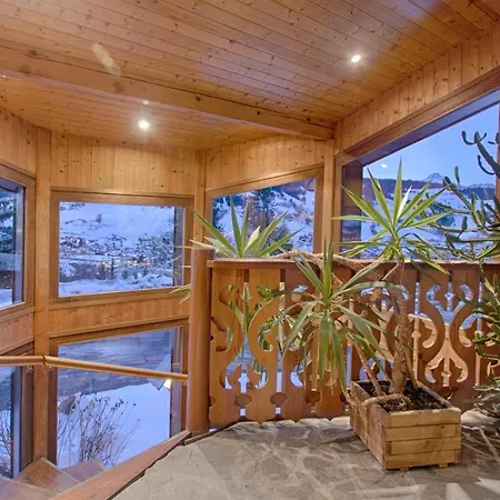 Très Joli Et Lumineux Chalet Avec Balcon Et Vue Appartement Megève